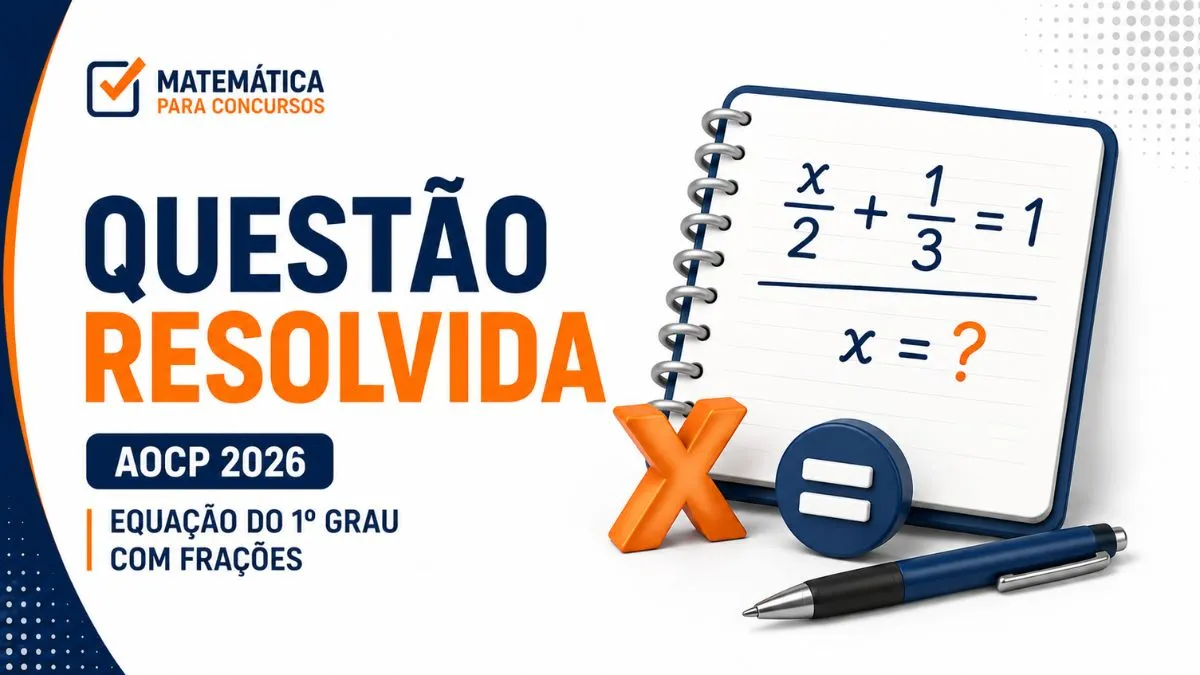Equação do 1º Grau com Frações