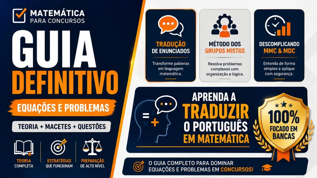 Equações e Problemas para Concursos