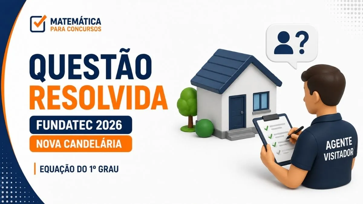 equação do 1º grau Fundatec
