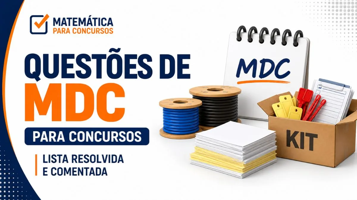 questões de mdc para concursos